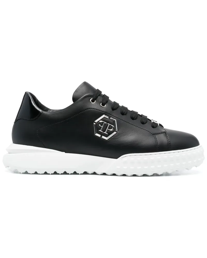 Philipp Plein Klassische Sneakers - Schwarz Schwarz