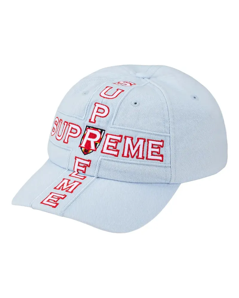 Supreme Being Cross 6-Panel Baseballkappe - Blau Blau