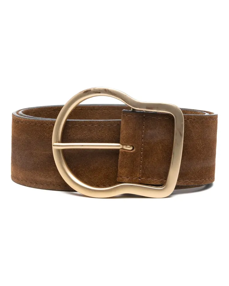 Dorothee Schumacher Gewachster Gürtel aus Wildleder - Braun Braun