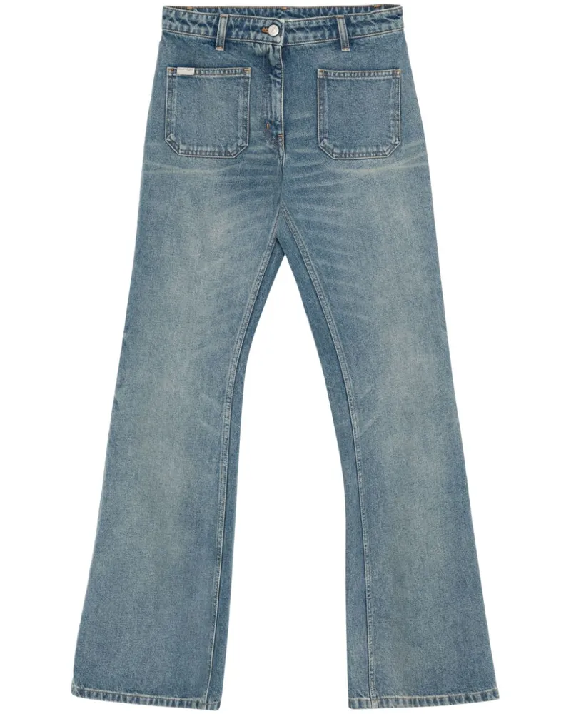 Courrèges Bootcut-Jeans - Blau Blau