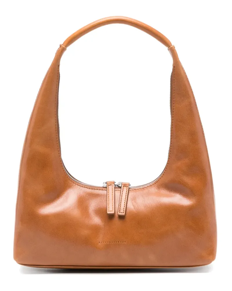 Marge Sherwood Schultertasche mit Reißverschluss - Braun Braun
