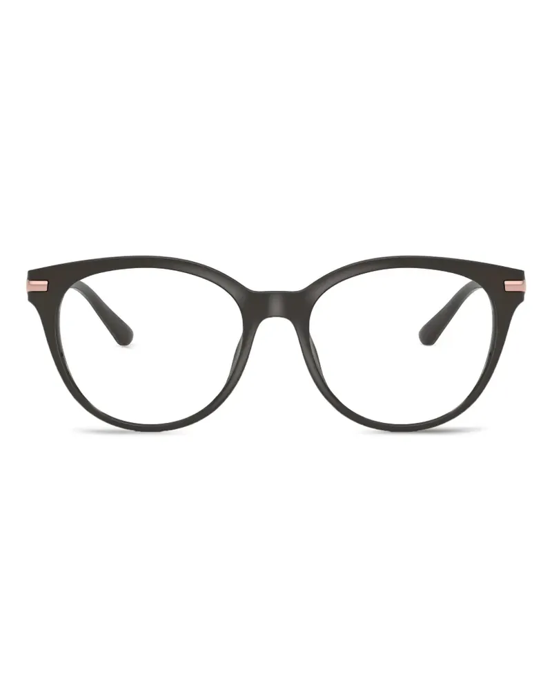 Michael Kors Tortola Brille mit rundem Gestell - Schwarz Schwarz