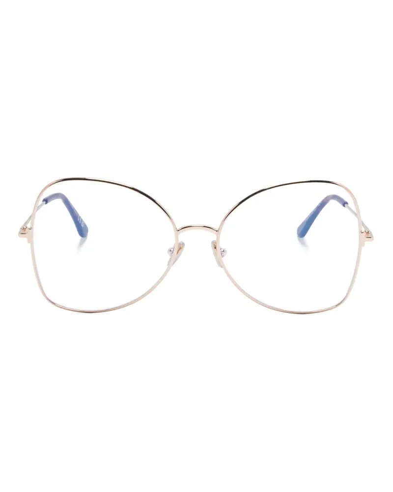 Tom Ford Brille mit geometrischem Gestell - Braun Braun