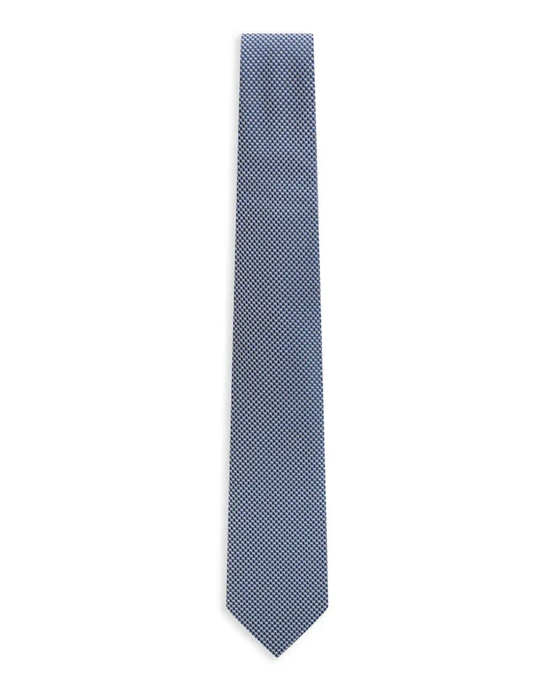 Tom Ford patterned tie - Blau Blau