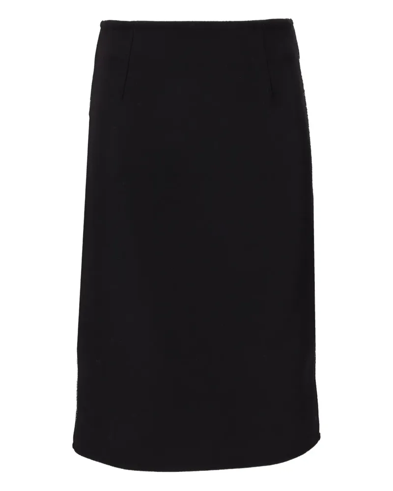 Dsquared2 dart-detailed midi skirt - Schwarz Schwarz