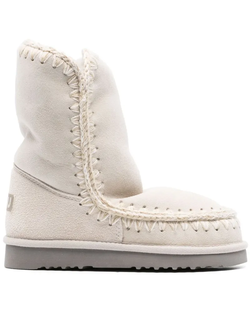 Mou Eskimostiefel aus Wildleder 24mm - Nude Nude