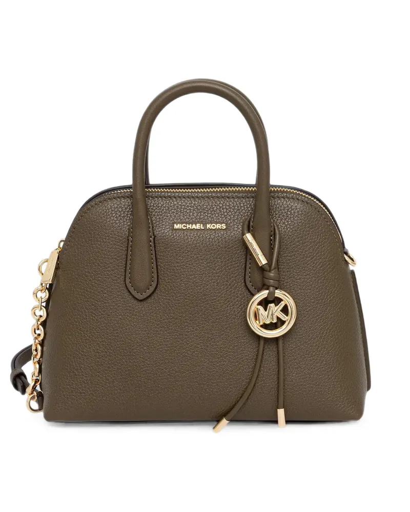 Michael Kors Shopper aus gekörntem Leder - Grün Grün