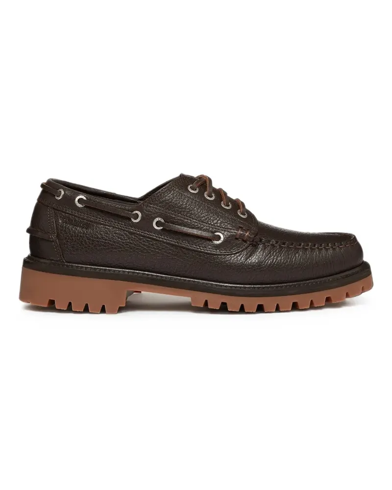 G.H. Bass & Co. Ranger Lug Segelschuhe aus Leder - Braun Braun