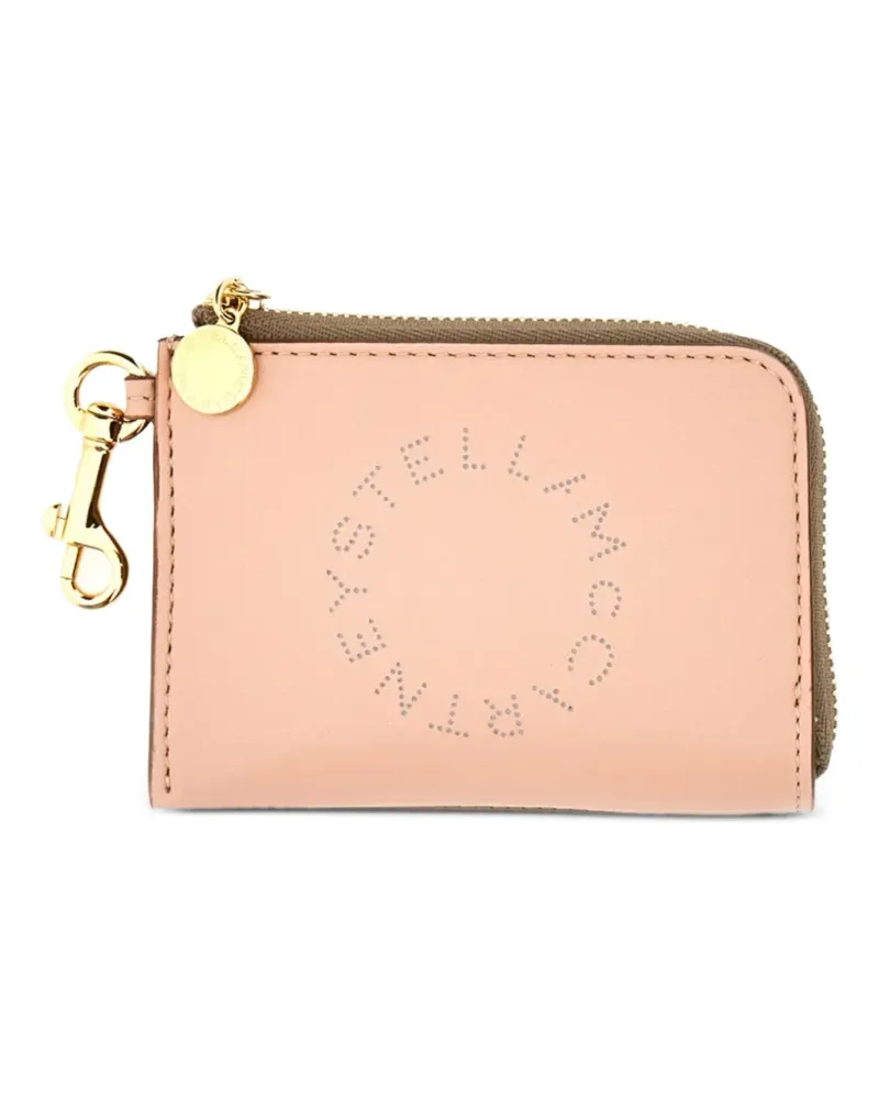 Stella McCartney Portemonnaie mit Logo-Print - Rosa Rosa