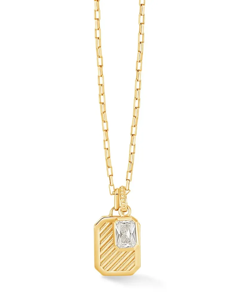 Dower & Hall Octagon Humbug Halskette - Gold Gold