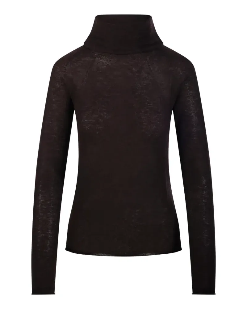 Roberto Collina roll-neck raglan-sleeve sweater - Braun Braun