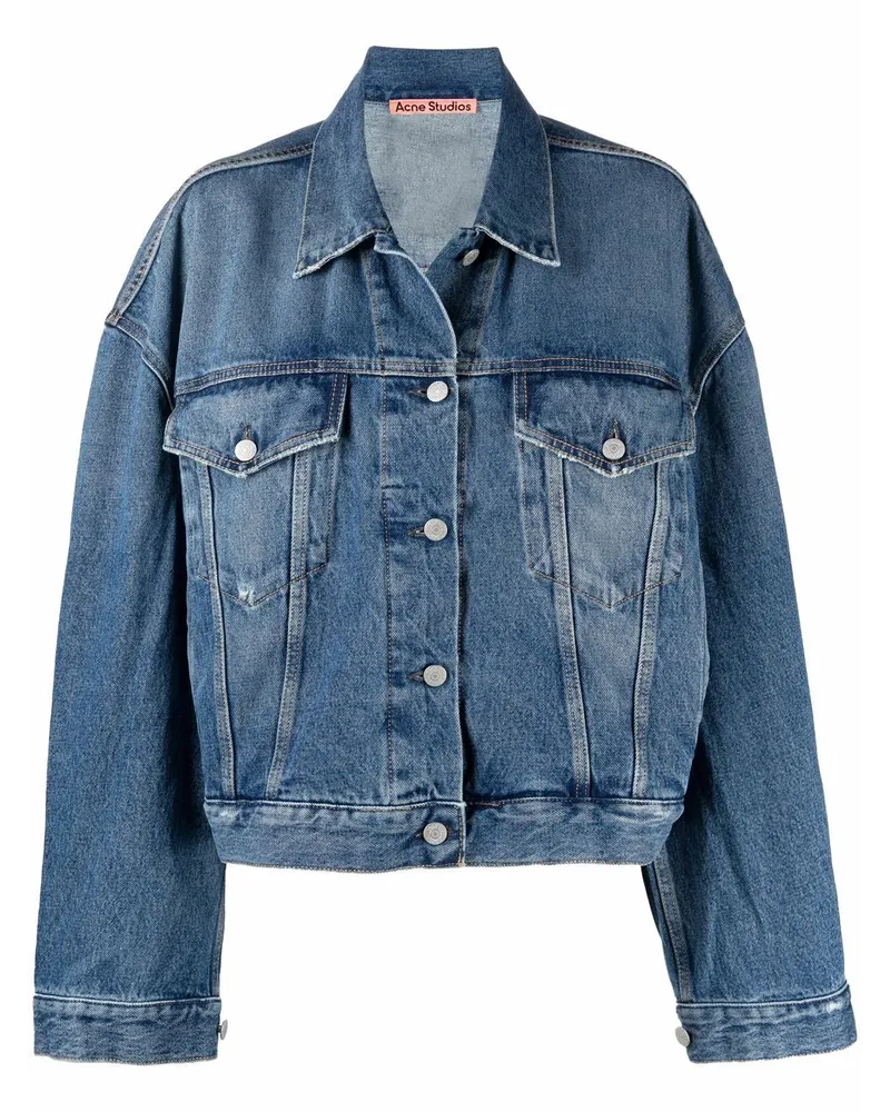 Acne Studios Jeansjacke im Oversized-Look - Blau Blau