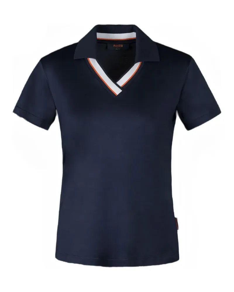 MOORER Esker polo shirt - Blau Blau