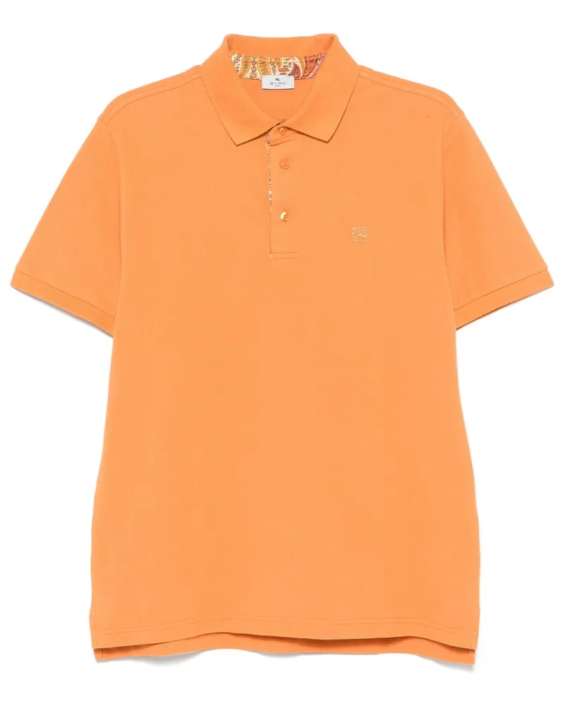 Etro Poloshirt aus Piqué - Orange Orange