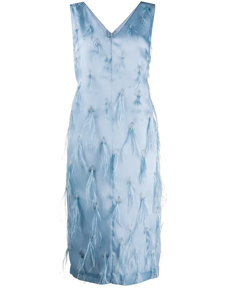 Emilio Pucci Besticktes Midikleid - Blau Blau