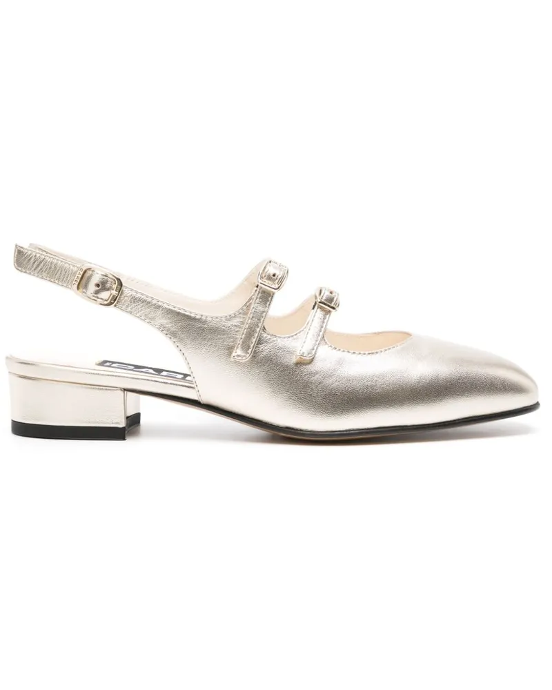 Carel Peche Pumps im Metallic-Look - Gold Gold