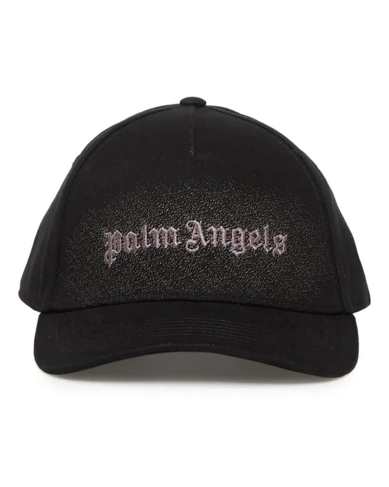 Palm Angels Spray logo-embroidered baseball cap - Schwarz Schwarz