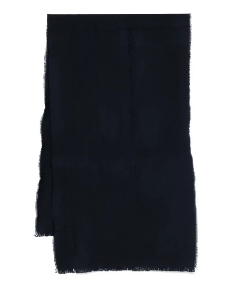 Tagliatore Schal mit Fransen - Blau Blau