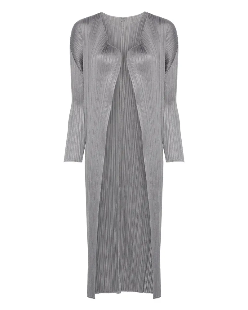 Issey Miyake Mantel mit Falten - Grau Grau