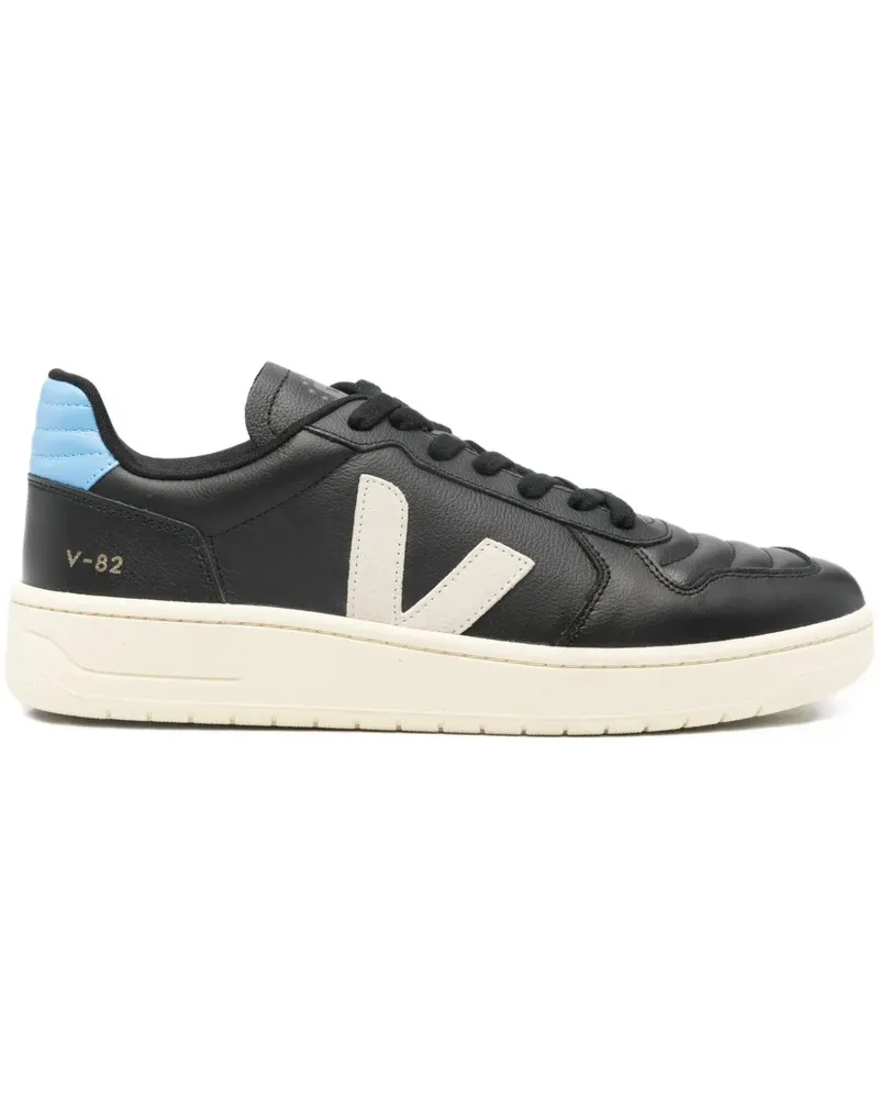 VEJA V-82 Sneakers mit Einsätzen - Schwarz Schwarz