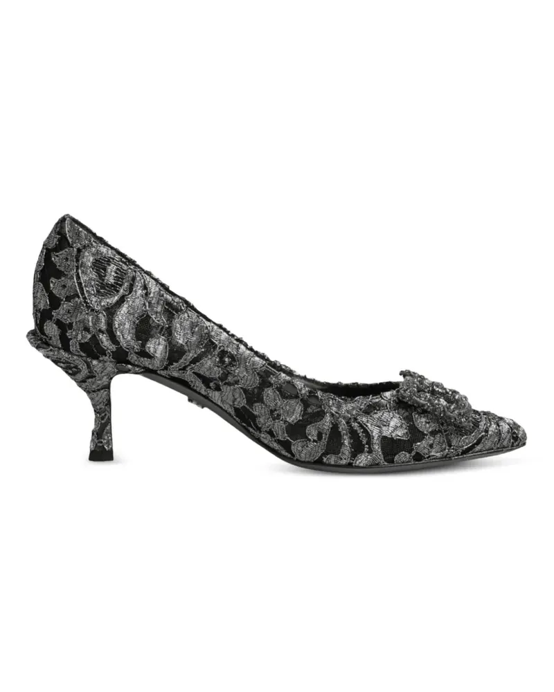Dolce & Gabbana Amore Pumps mit Kristallen - Silber Silber