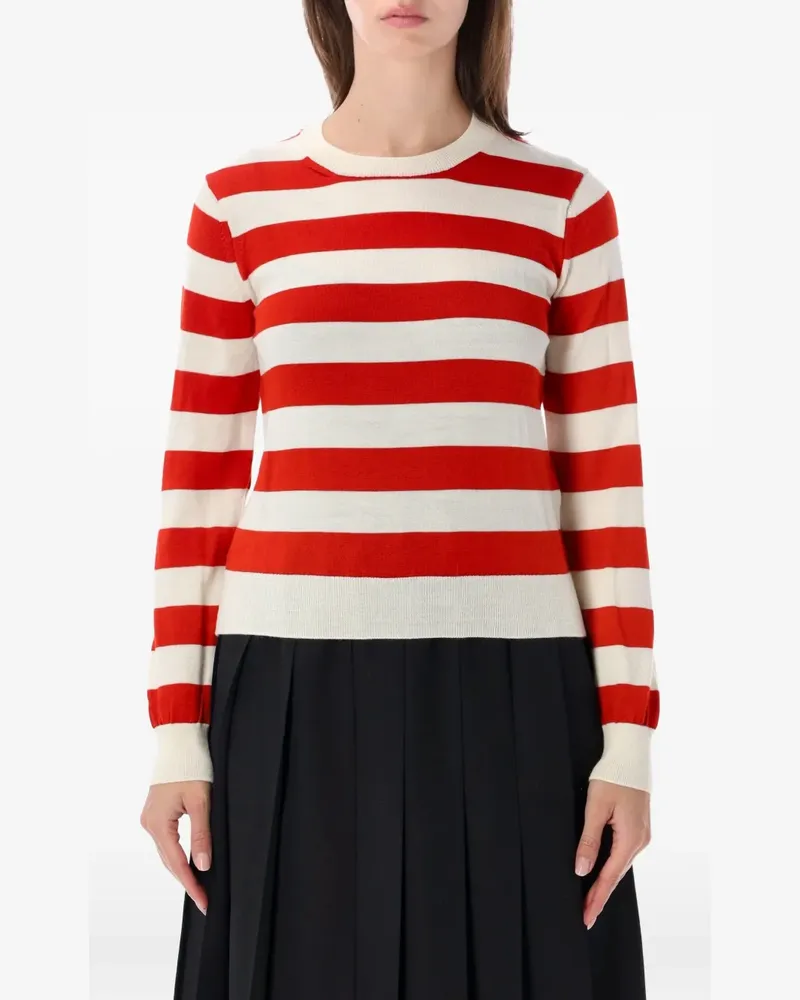 Comme des Garçons striped sweater - Rot Rot