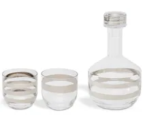 Tank Set aus Whisky-Karaffe und Gläsern