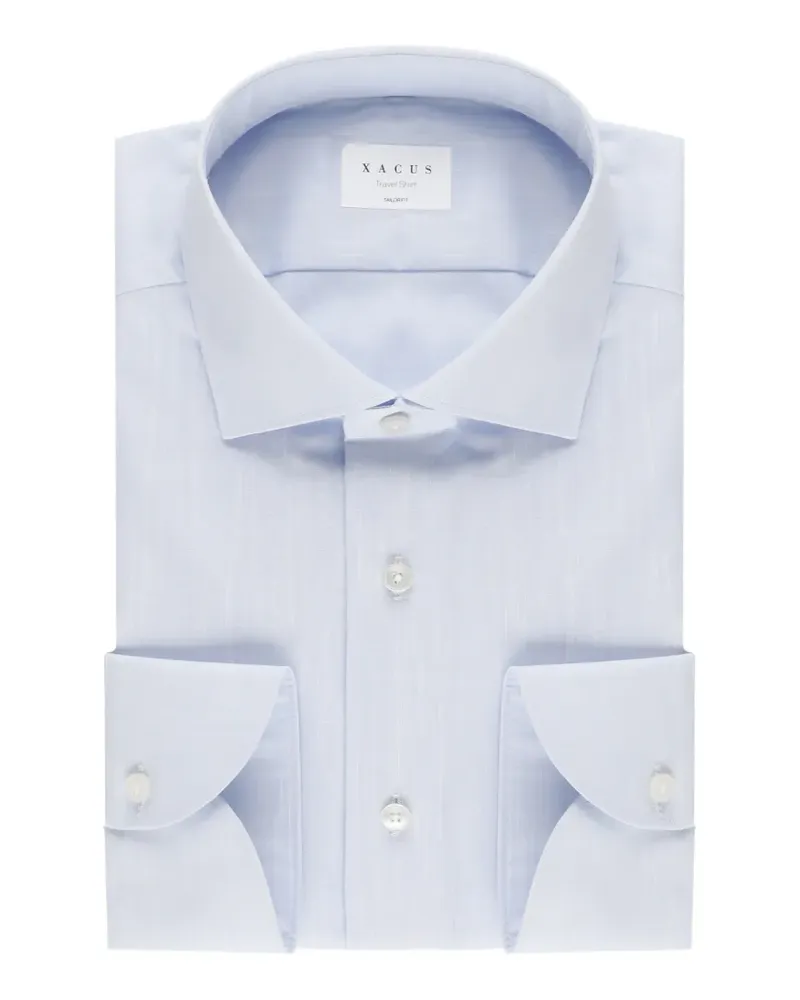 XACUS Travel Hemd - Blau Blau
