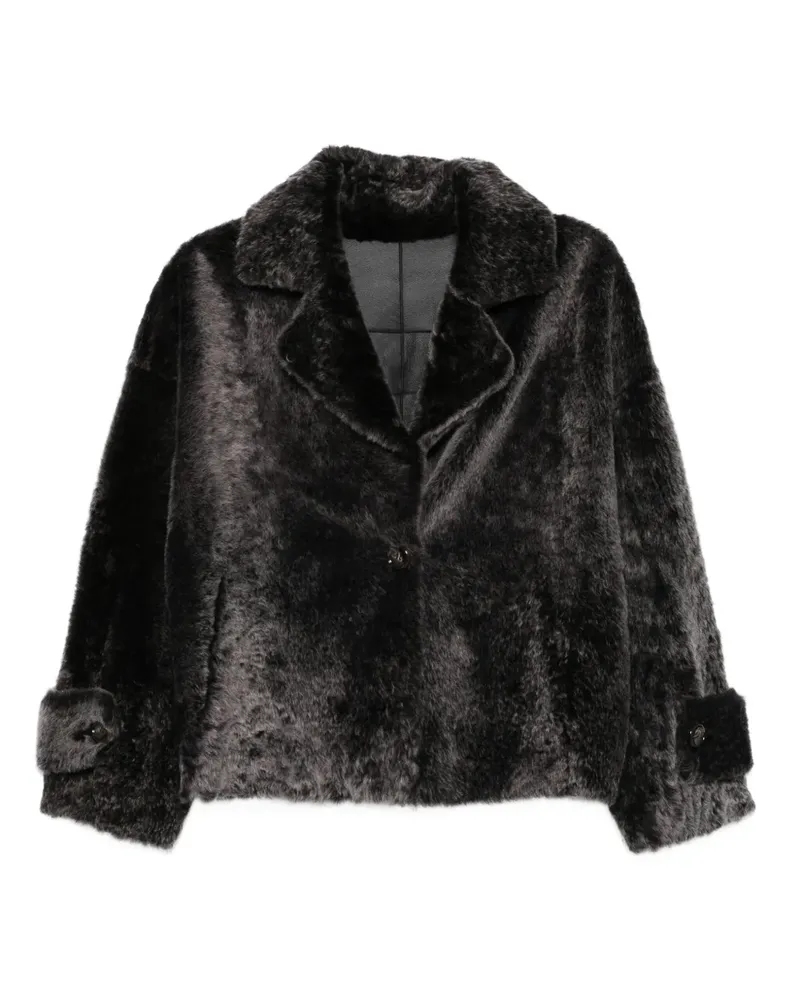 Manzoni 24 Shearling-Jacke - Grau Grau