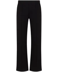 Emporio Armani Jersey-Hose mit Knitteroptik Schwarz