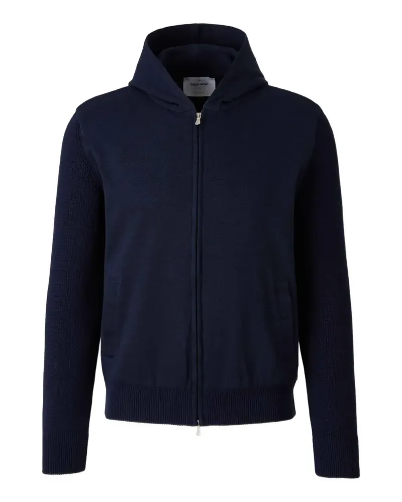 Gran Sasso zip-up hoodie - Blau Blau