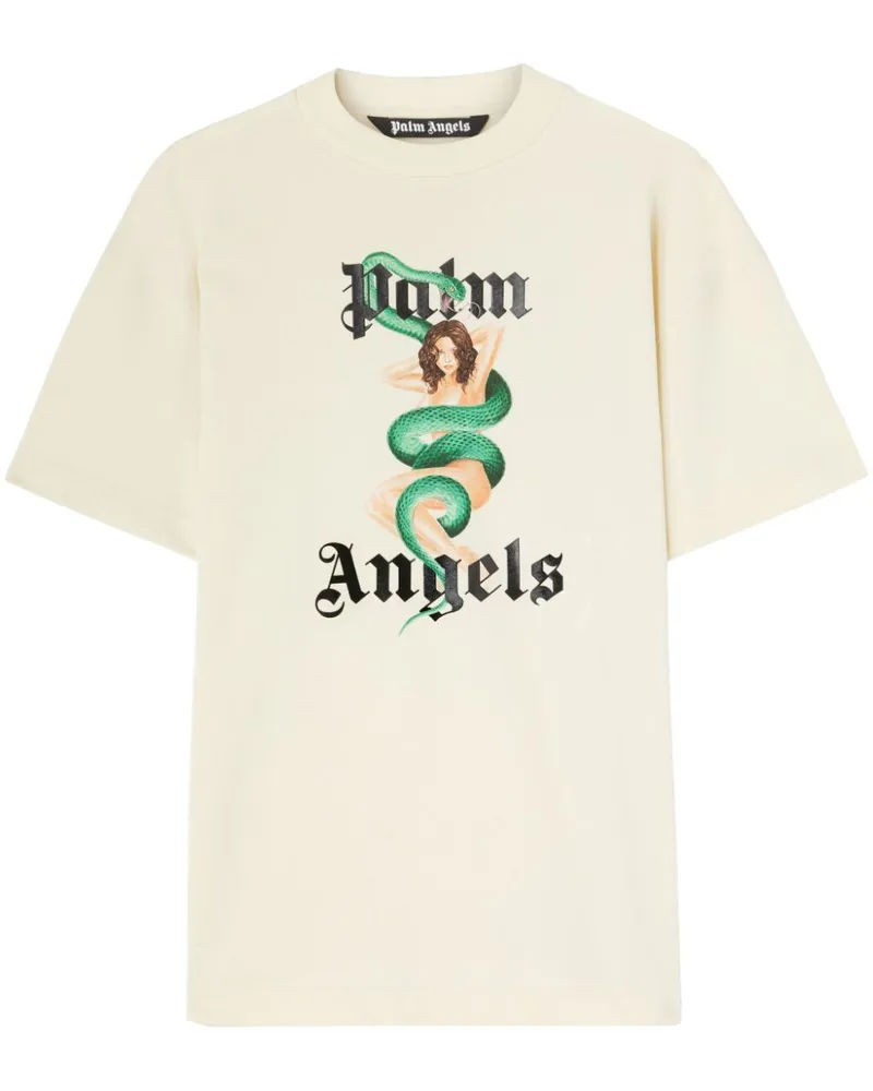 Palm Angels Ivy Pin Up T-Shirt - Nude Nude