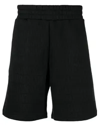 Moschino Joggingshorts mit Monogramm Schwarz