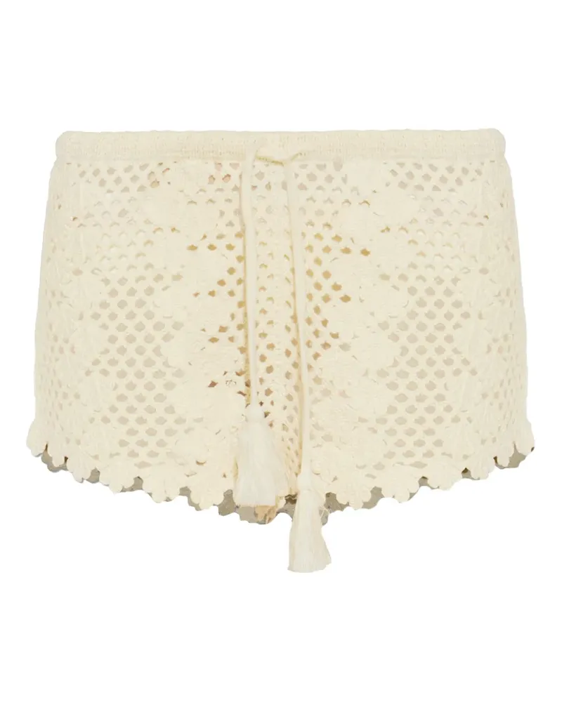 Posse Gehäkelte Saskia Shorts - Nude Nude