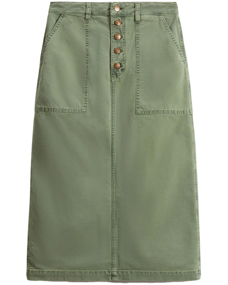 Woolrich Klassischer Midirock - Grün Grün