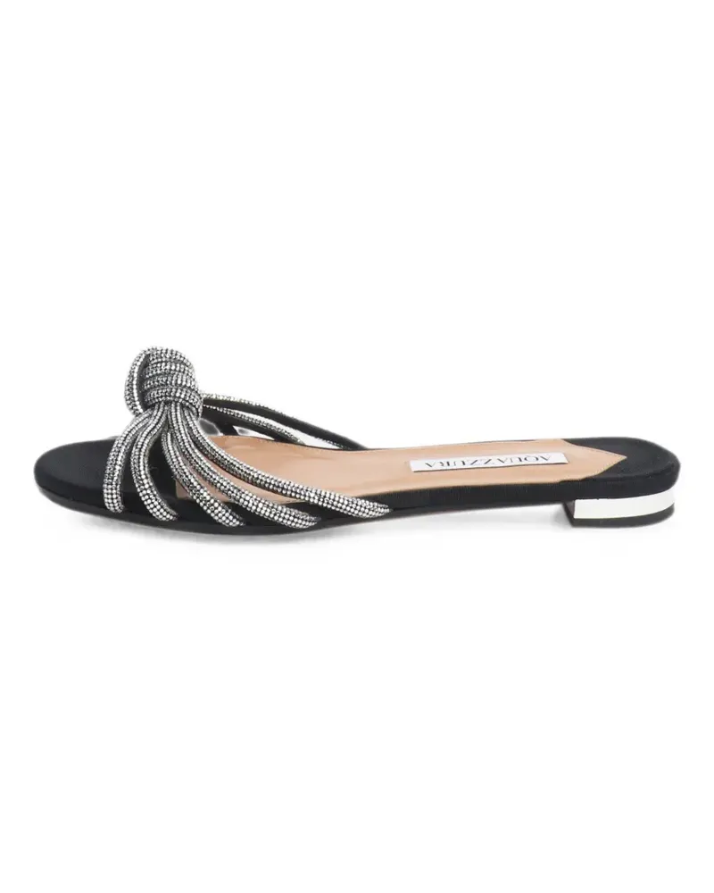 Aquazzura knot diamante sandals - Silber Silber