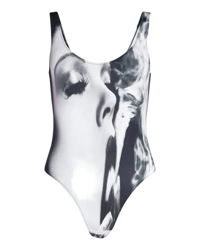 Jean Paul Gaultier The smoking women swimsuit - Schwarz Schwarz
