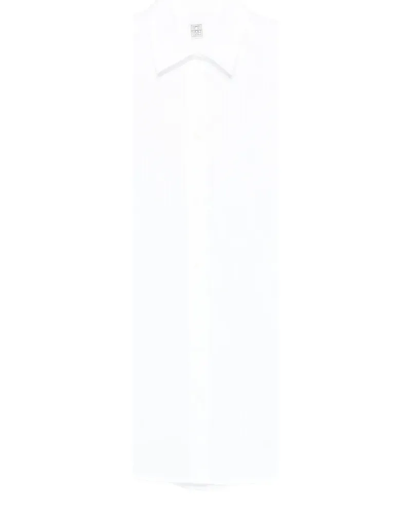 Totême Gestreiftes Hemd - Weiß Weiß