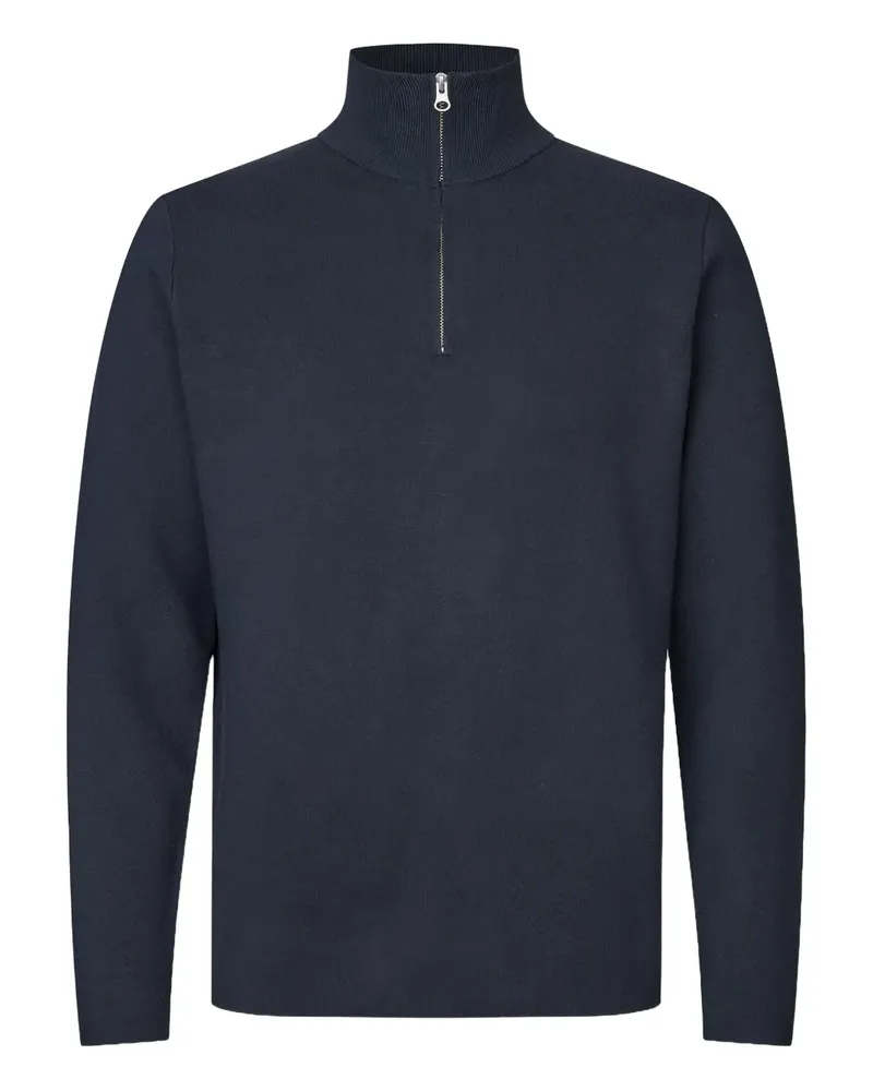 Samsøe & Samsøe Pullover mit Reißverschluss - Blau Blau