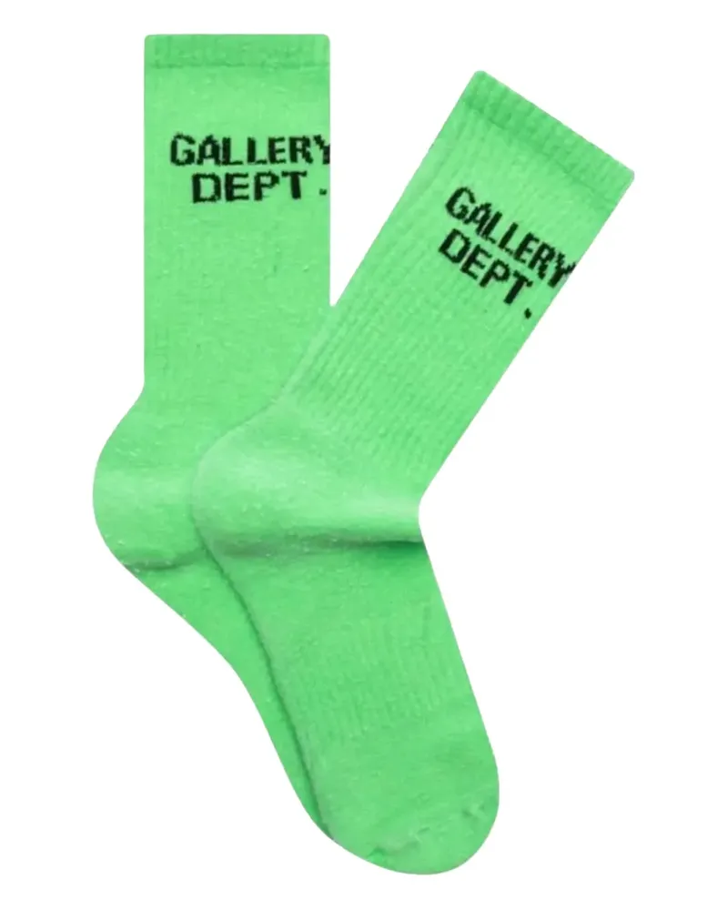 GALLERY DEPT. Socken mit Logo-Stickerei - Grün Grün