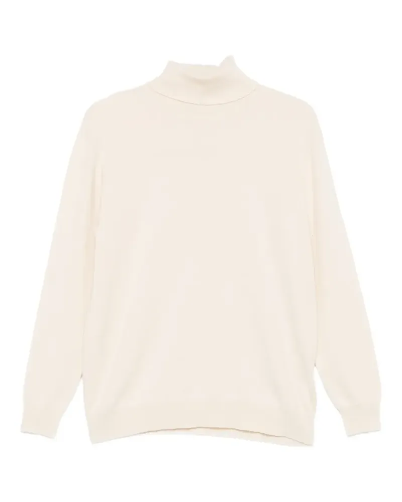 Brunello Cucinelli Monili-chain roll-neck sweater - Nude Nude