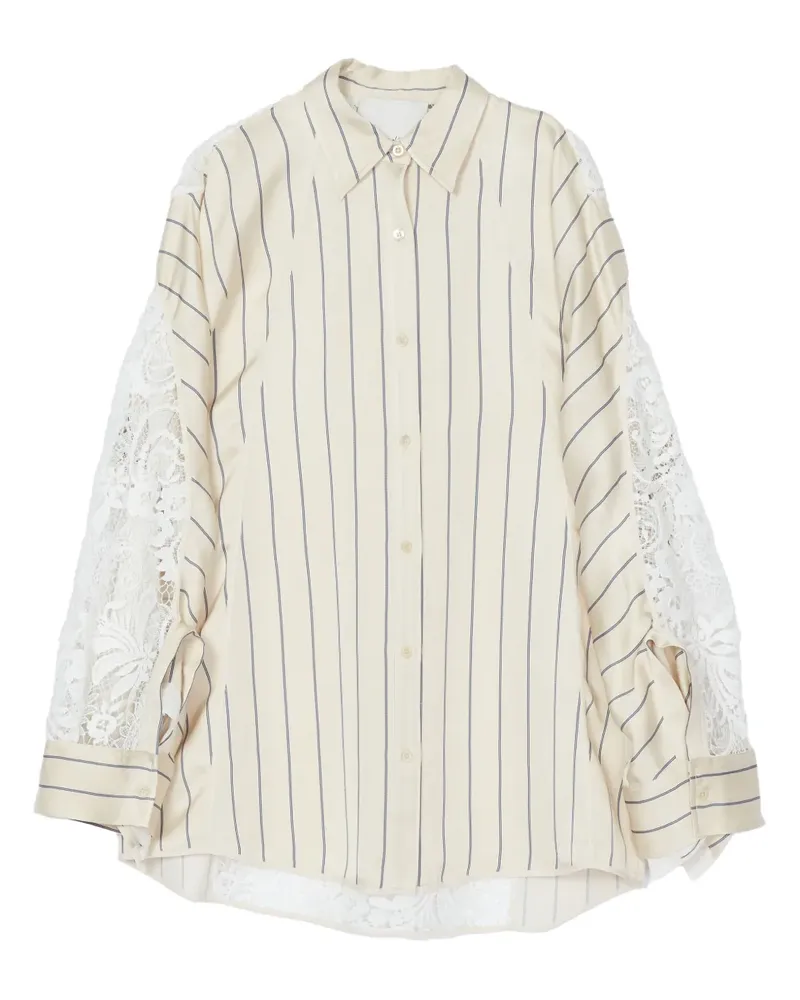3.1 phillip lim Gestreiftes Hemd - Weiß Weiß