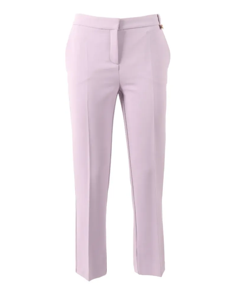 Elisabetta Franchi gold-tone detail trousers - Violett Violett