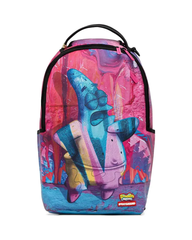 Sprayground x SpongeBob Rucksack mit Patrick-Print - Rosa Rosa