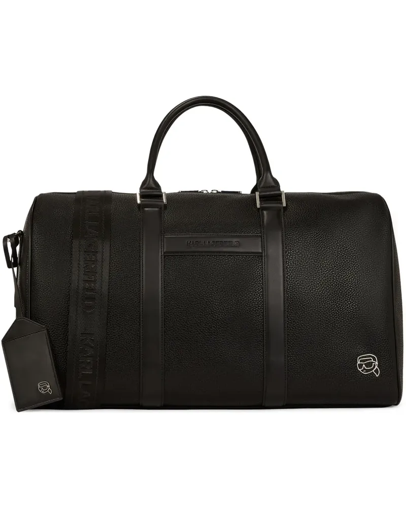 Karl Lagerfeld Ikon Reisetasche - Schwarz Schwarz