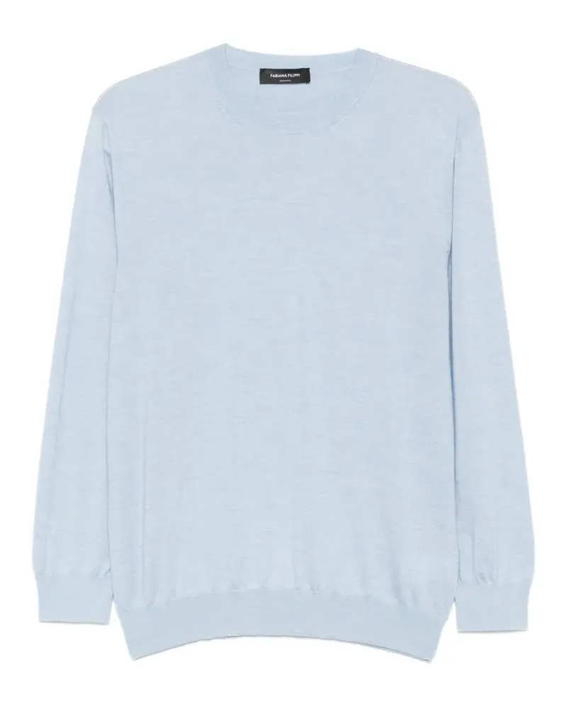 Fabiana Filippi Pullover mit rundem Ausschnitt - Blau Blau