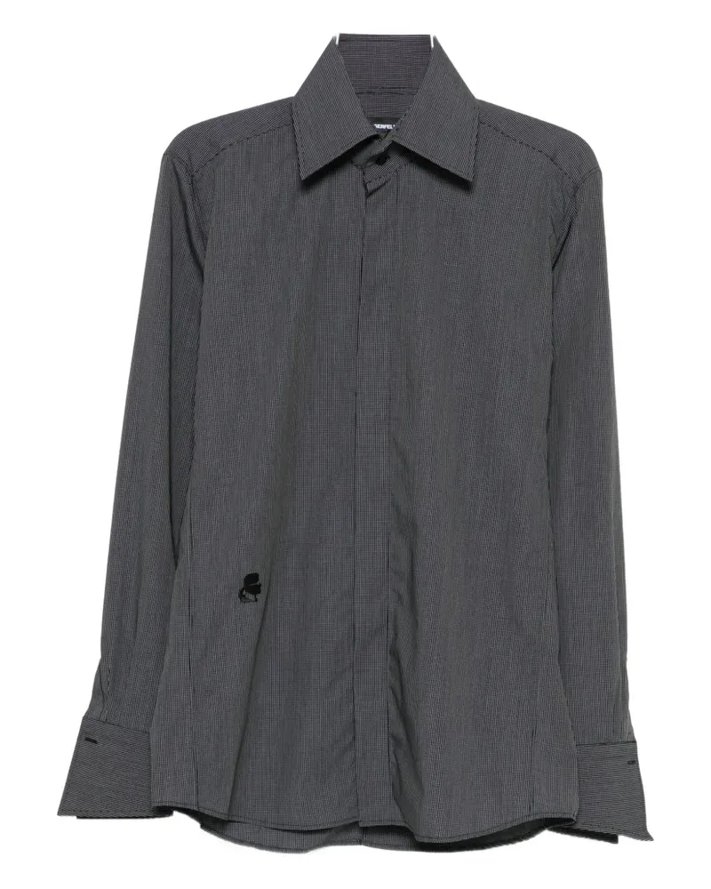 Karl Lagerfeld long-sleeve shirt - Schwarz Schwarz