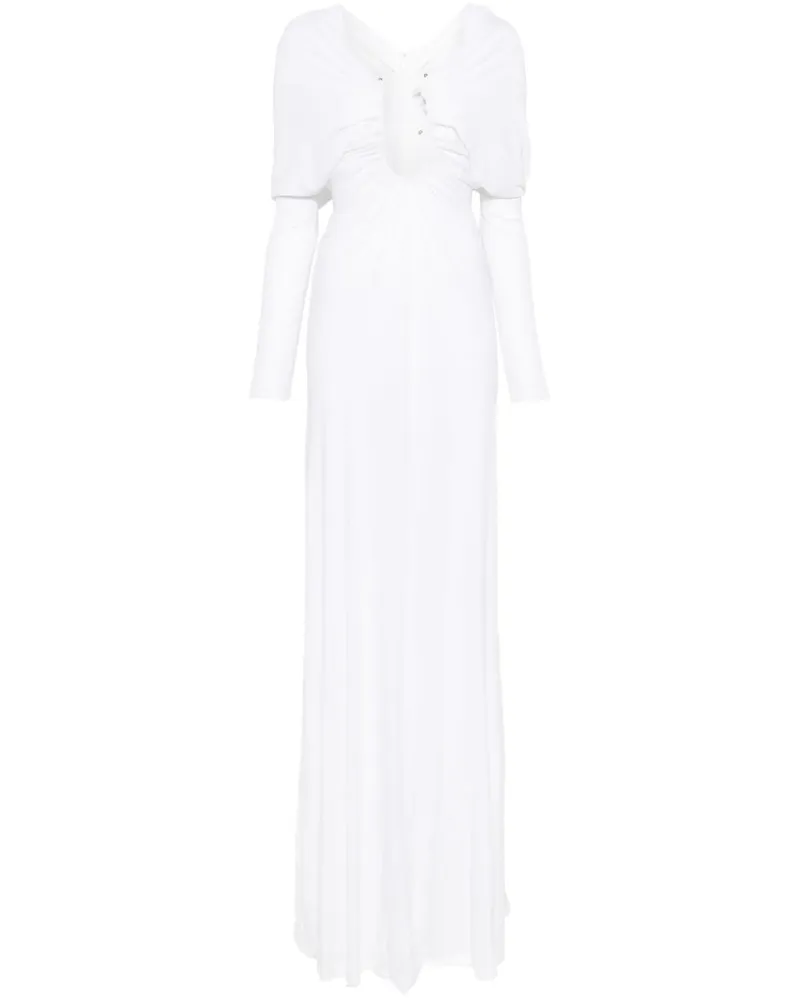 Christopher Esber Arced Palm Maxikleid - Weiß Weiß