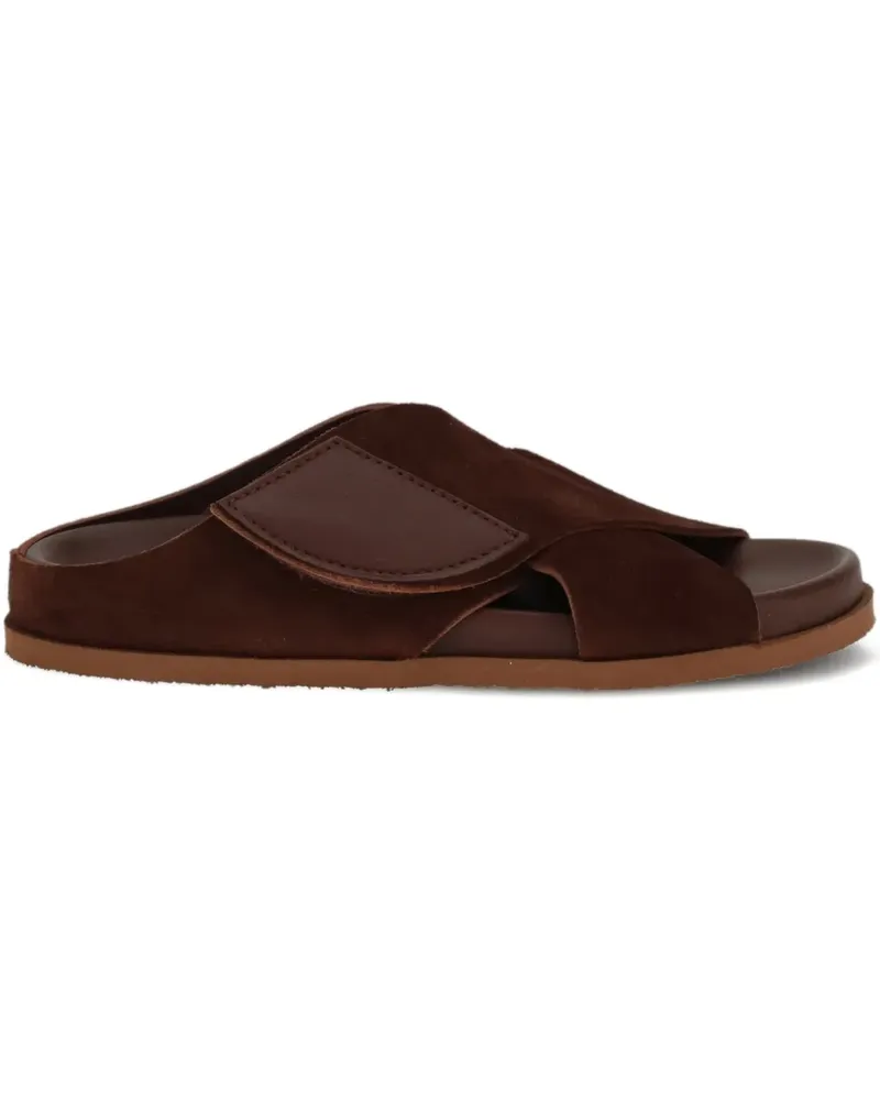 Pedro Garcia Danai cross-strap sandals - Braun Braun