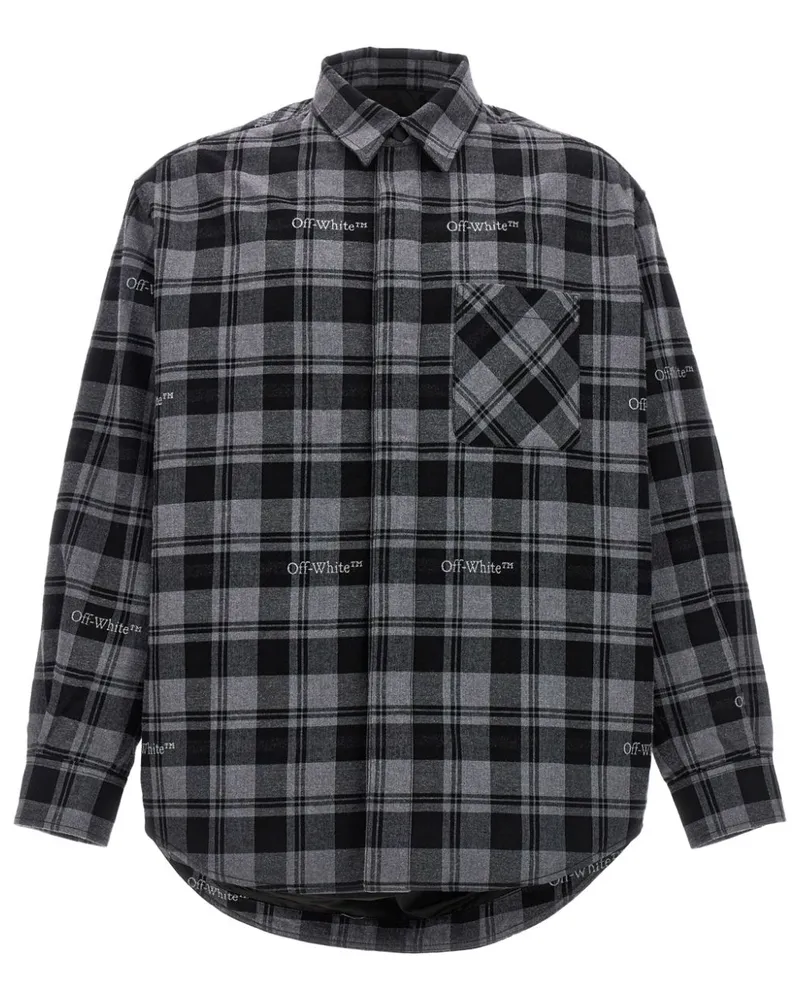 OFF-WHITE Kariertes Hemd - Grau Grau